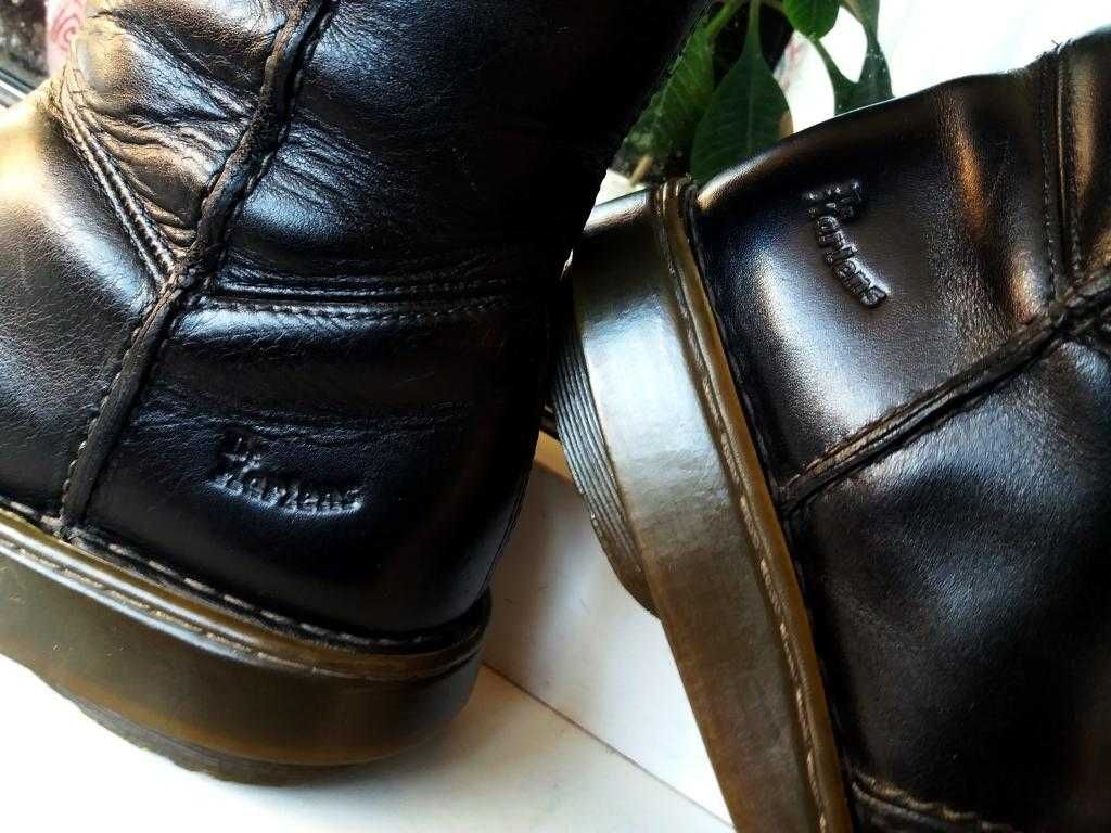 Редкие прочные кожаные женские сапоги Dr.Martens Оригинал Англия 38 р.