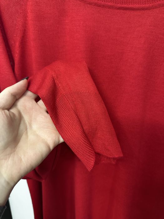 Czerwony sweter damski ZARA r.36