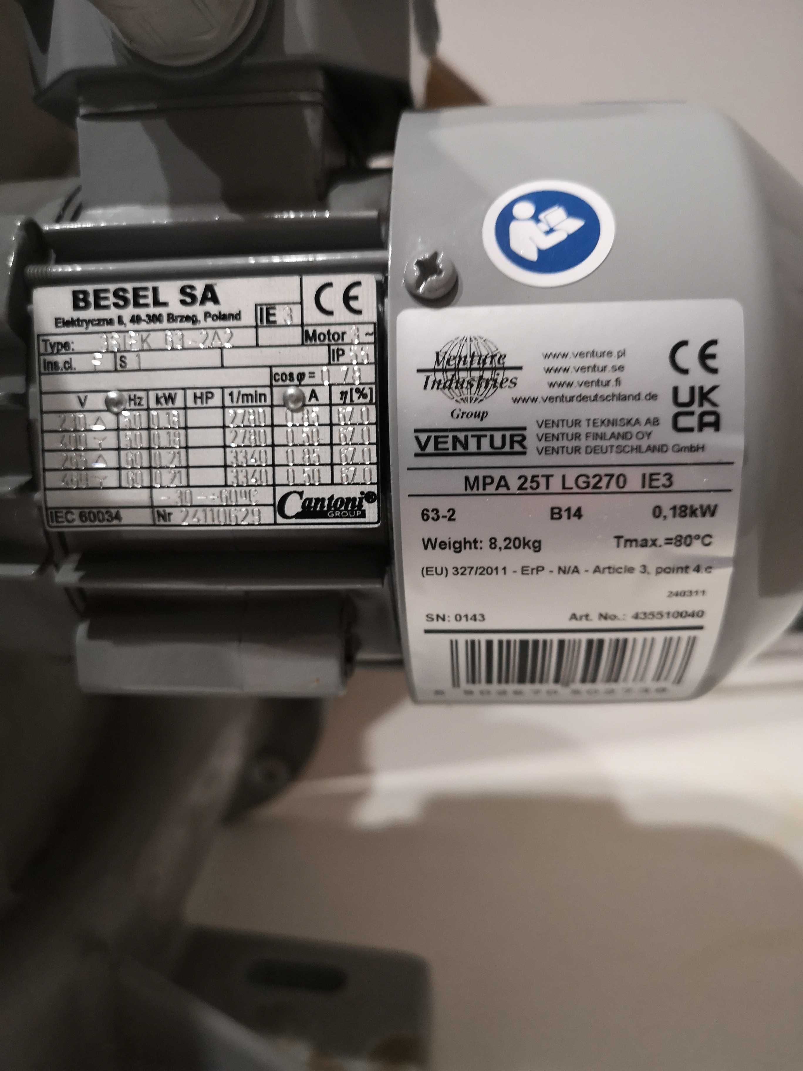 Wentylator promieniowy MPA 25T