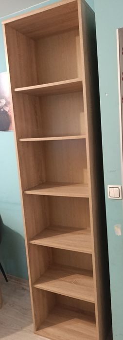 Regał Brw Office 53 cm z 5 półkami dąb sonoma