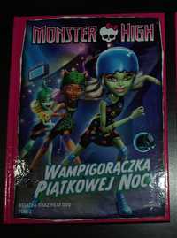 Książka + Film DVD Monster High Tom 2 Wampigorączka piątkowej nocy