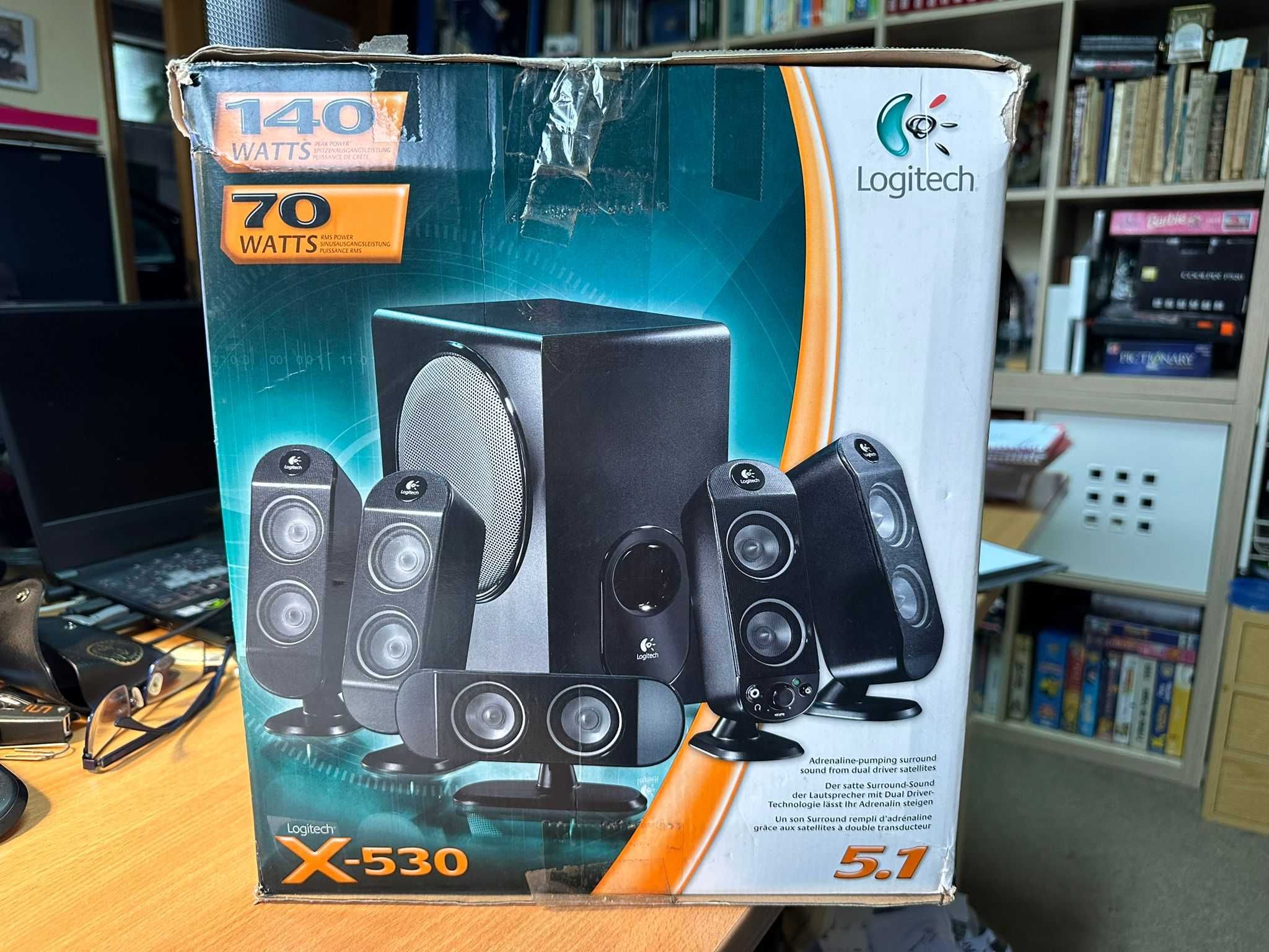 Sistema de Som X-530  - 5.1 da Logitech