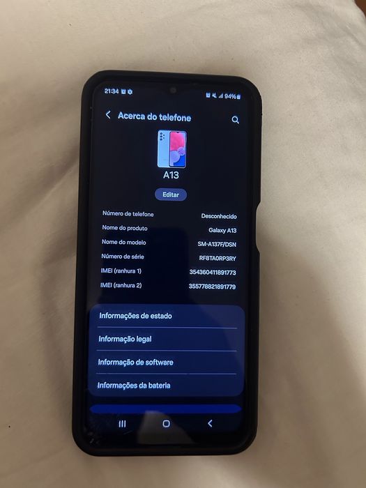 Samsung A13 em bom estado