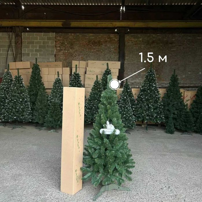 ‼️ Новогодняя ель. Искусственная елка, зеленая. Видеообзор. Ялинка ‼️