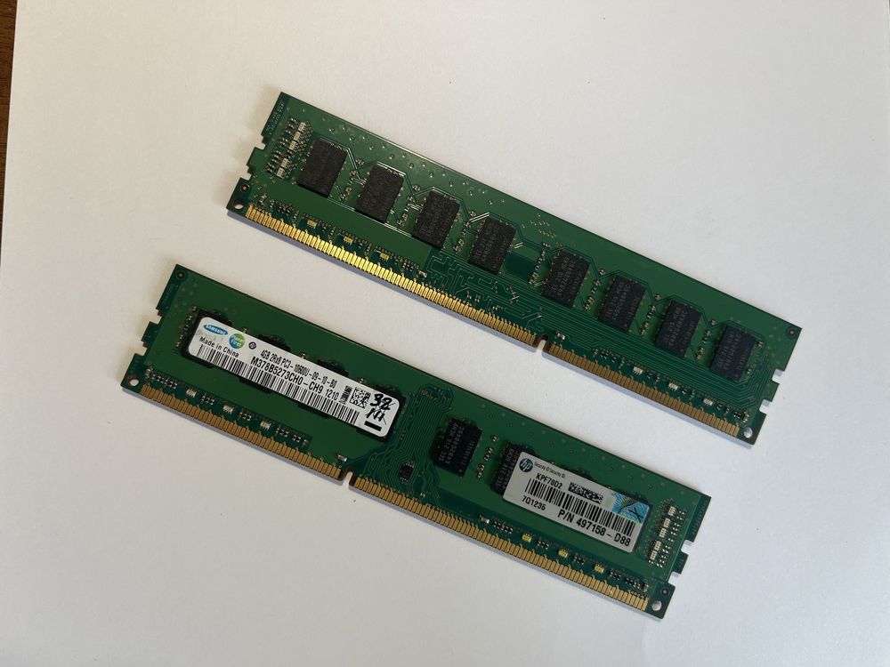 Оперативна памʼять samsung DDR3 2x4GB