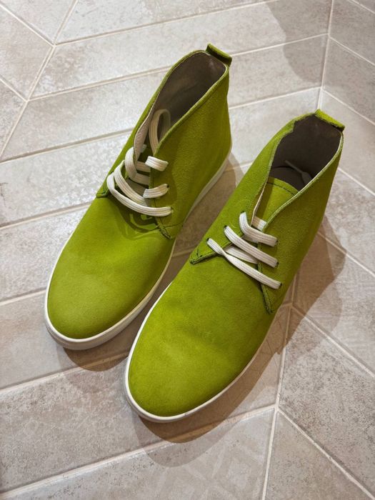 Ботинки/ кросівки/ хайтопи, натуральная замша, Италия