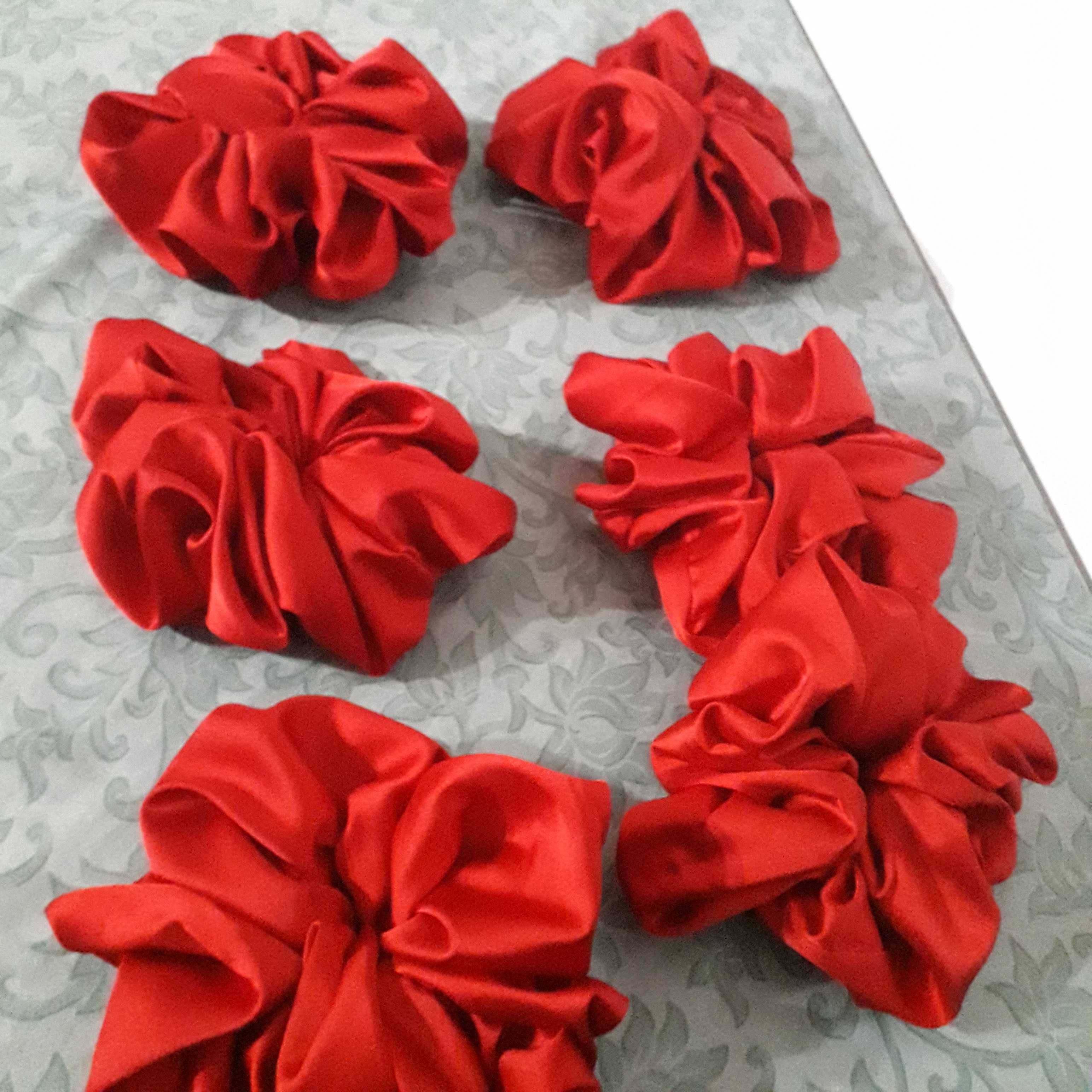 Scrunchie  czerwone