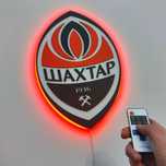 Шахтар з підсвіткою. Логотип Шахтер на пульте