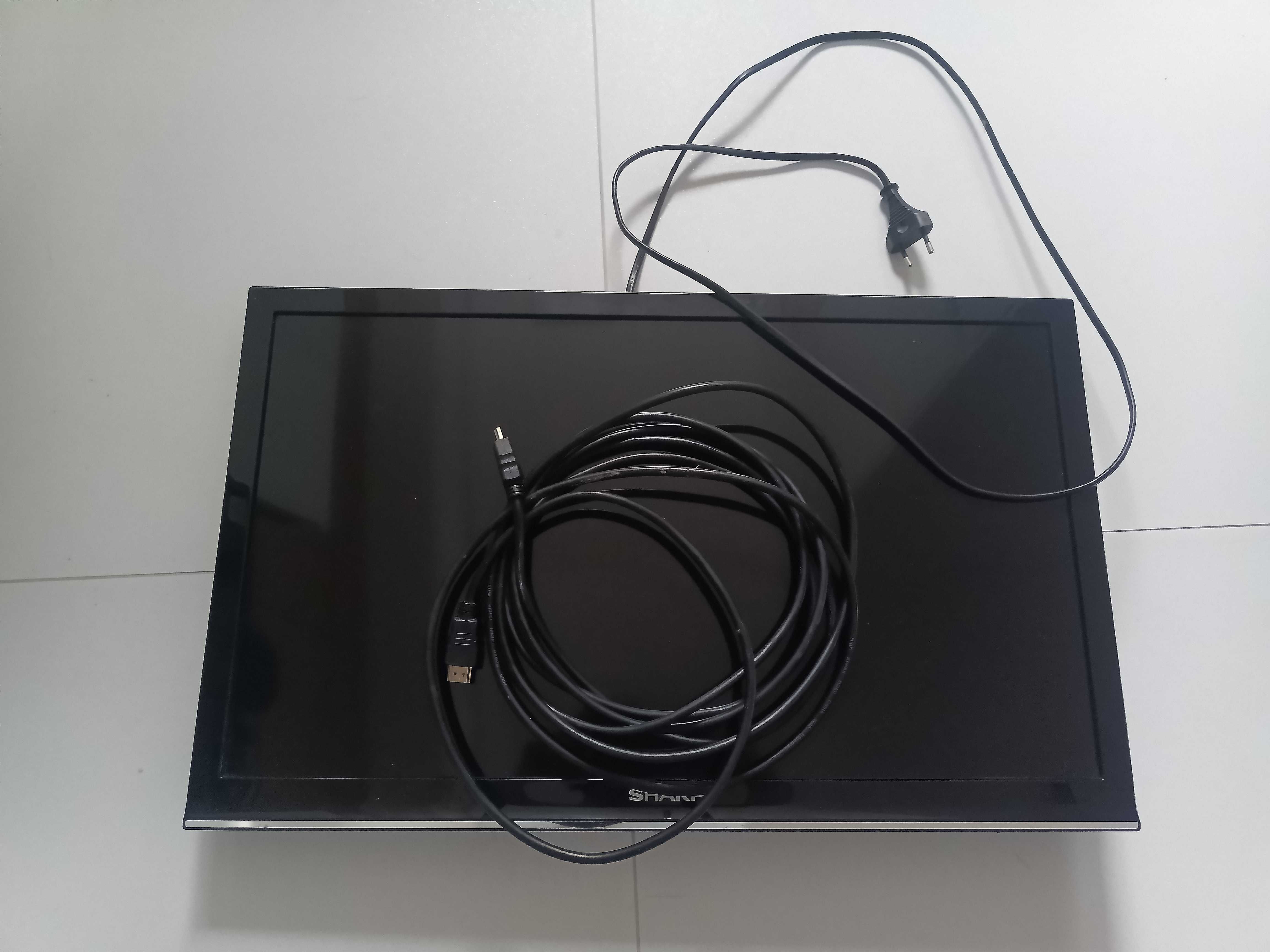 Telewizor TV Monitor 24" / SPRAWNY / HDMI + pilot / DARMOWA DOSTAWA