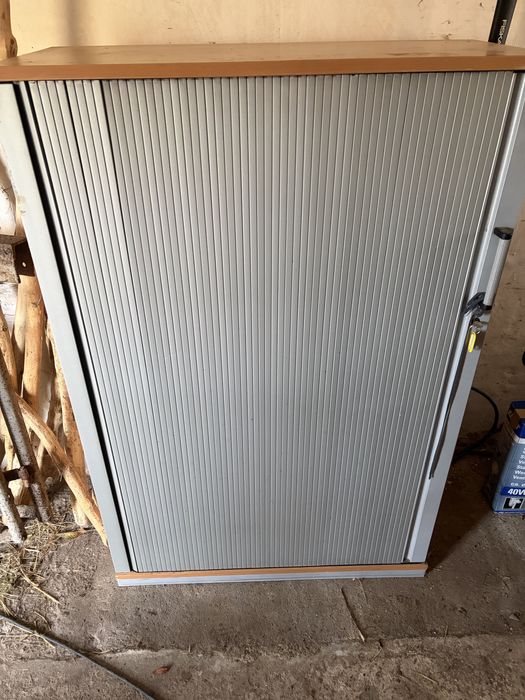 5szt Szafa biurowa warsztawowa z roletą metalowe półki szafki szafka