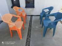 Zestaw 4 krzesła ogrodowe tanio sprzedam