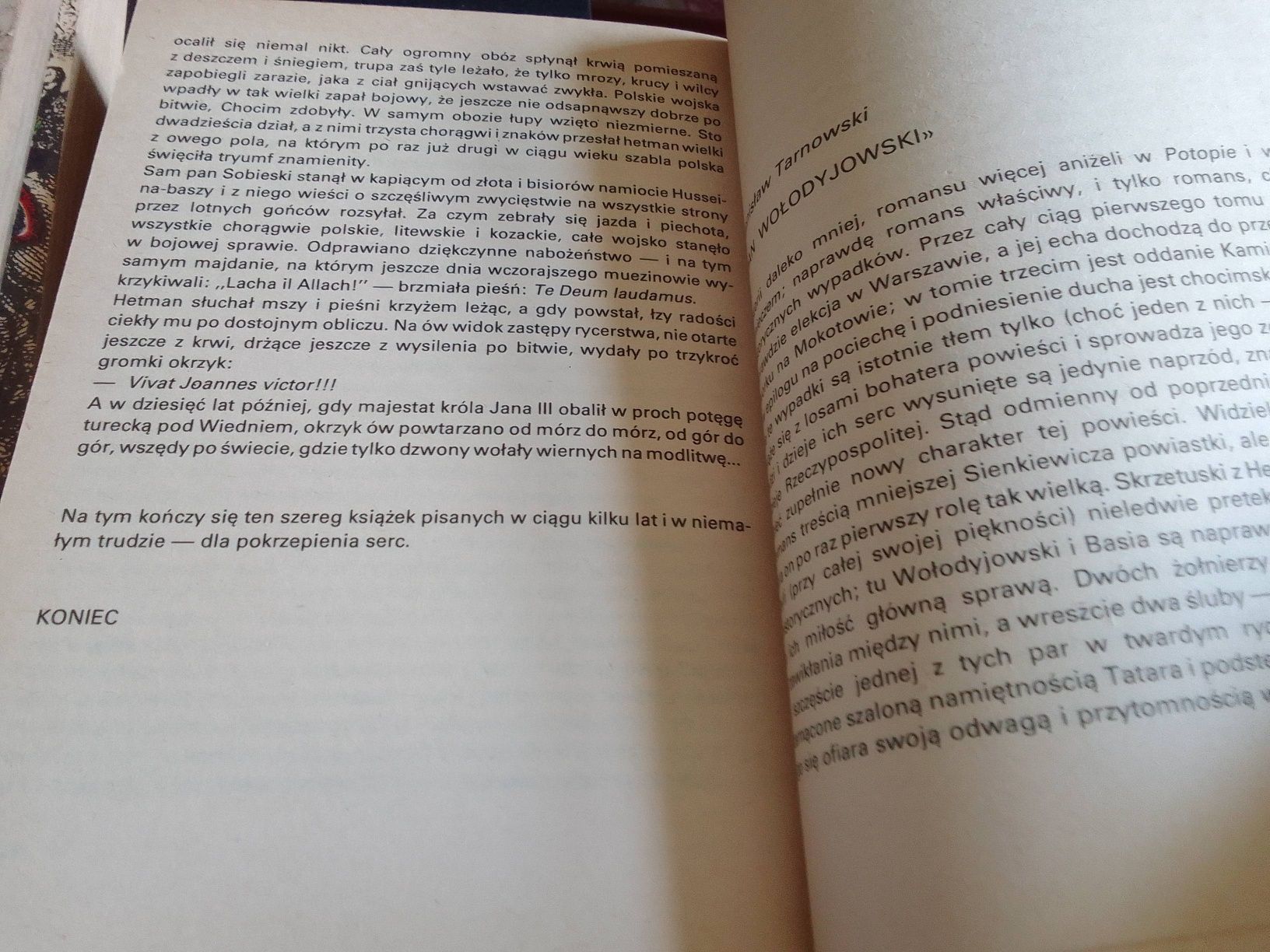 Trylogia, Ogniem i mieczem, Potop, Pan Wołodyjowski, H. Sienkiewicz,