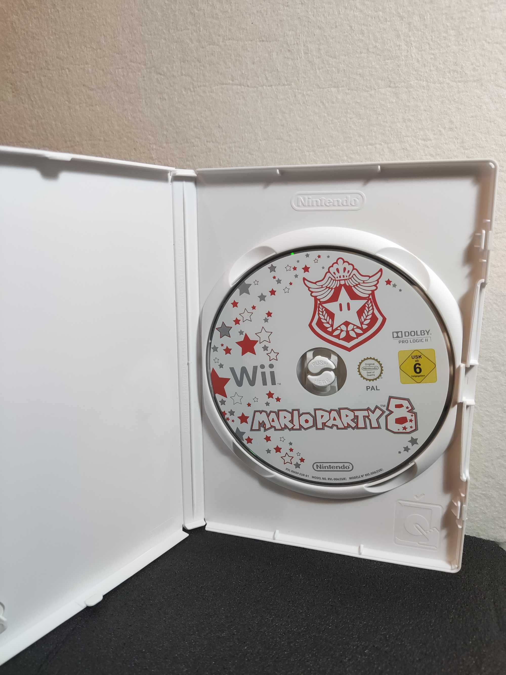 Mario Party 8 para Nintendo Wii com caixa em Bom estado geral