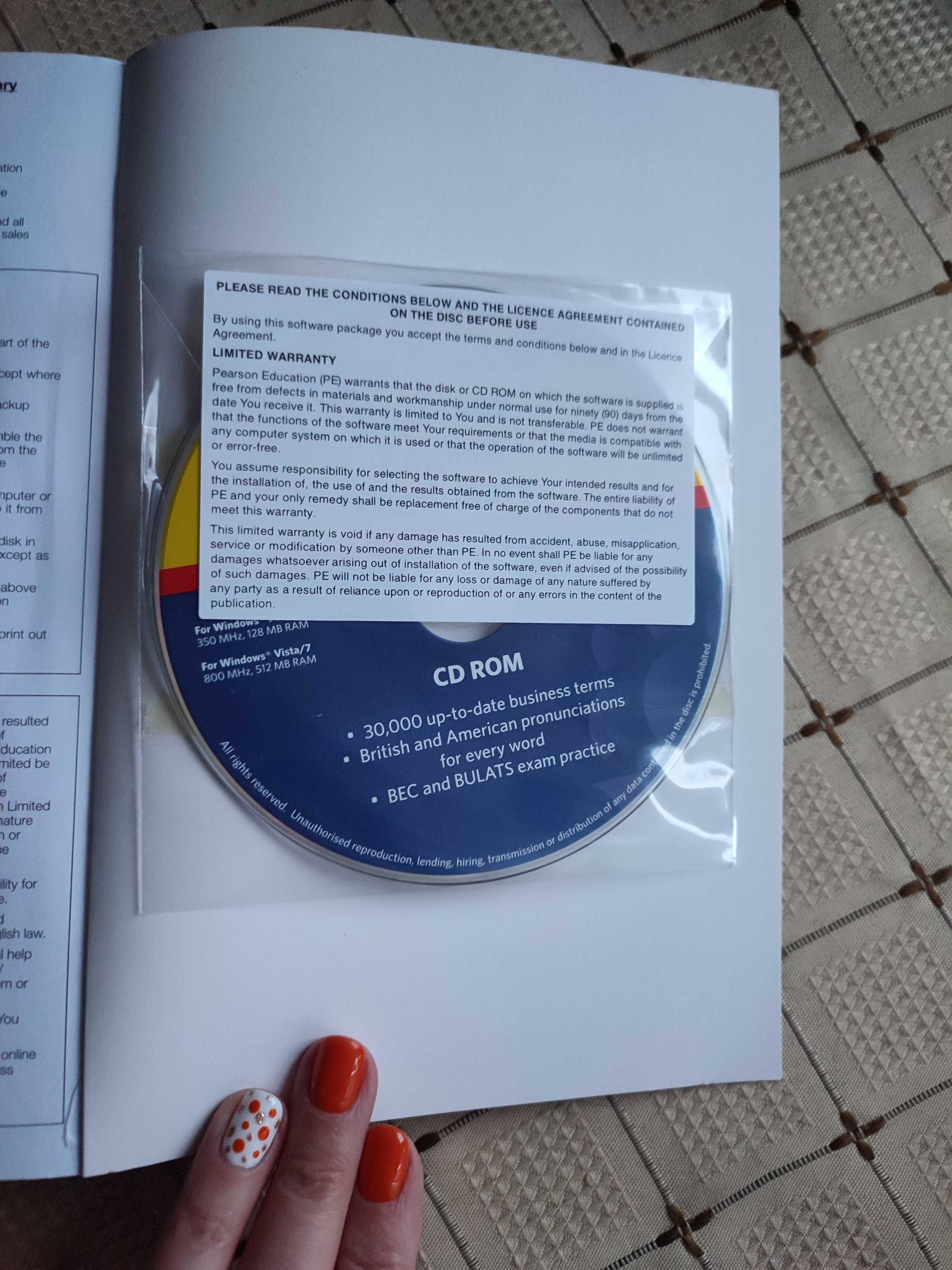 Longman Business English Dictionary for upper + CD NOWY