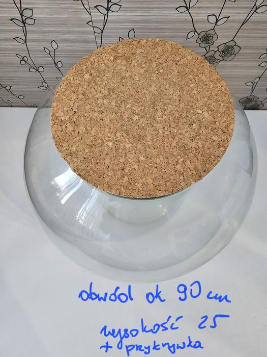 Szklana kula las w szkle Kraków duża