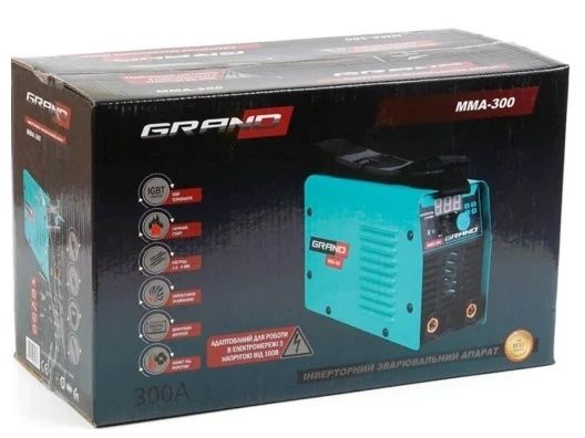 Сварочный Инвертор Гранд 300 ММА Дисплей Зварювальний