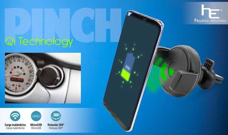 Suporte telemovel carregador para carro