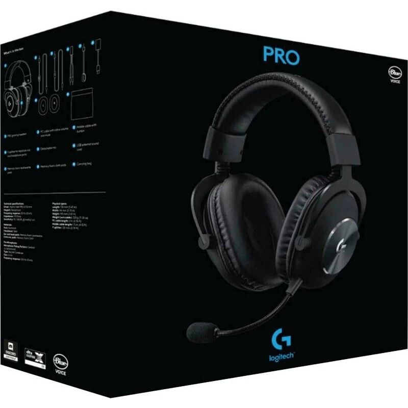 Навушники Logitech G PRO X Gaming Headset Black