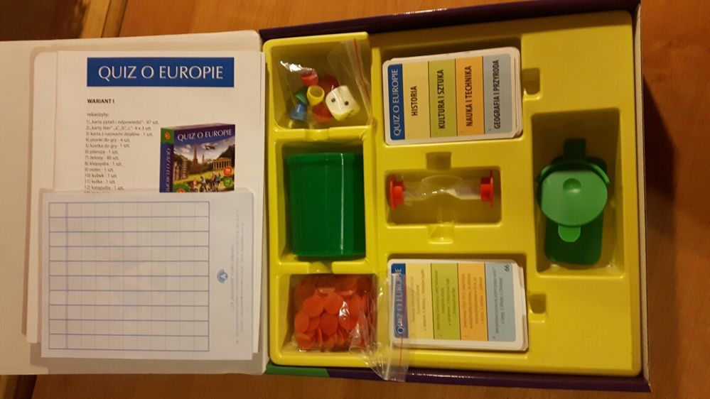 Gra edukacyjna Quiz o Europie