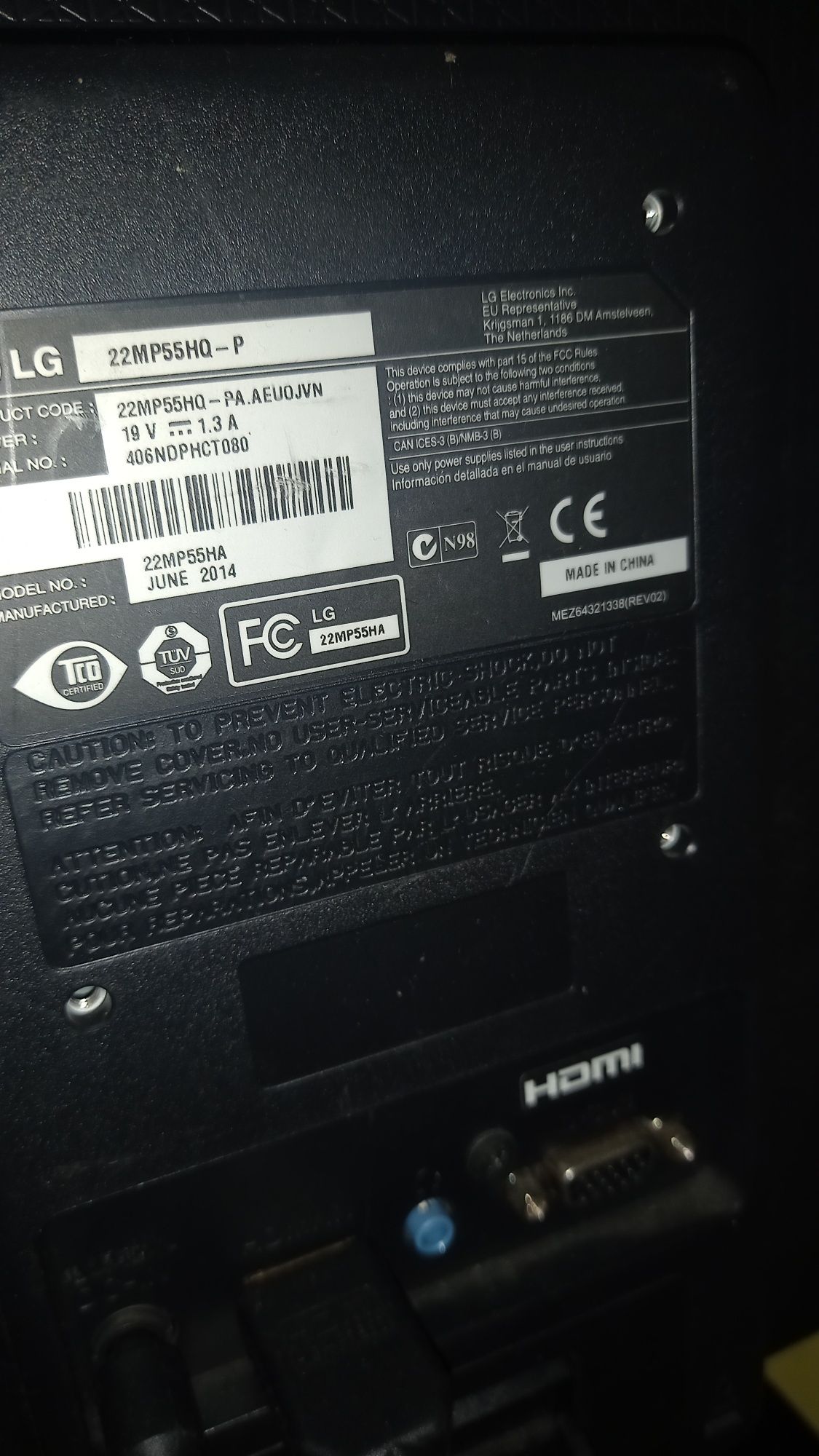 Vendo munitor usado