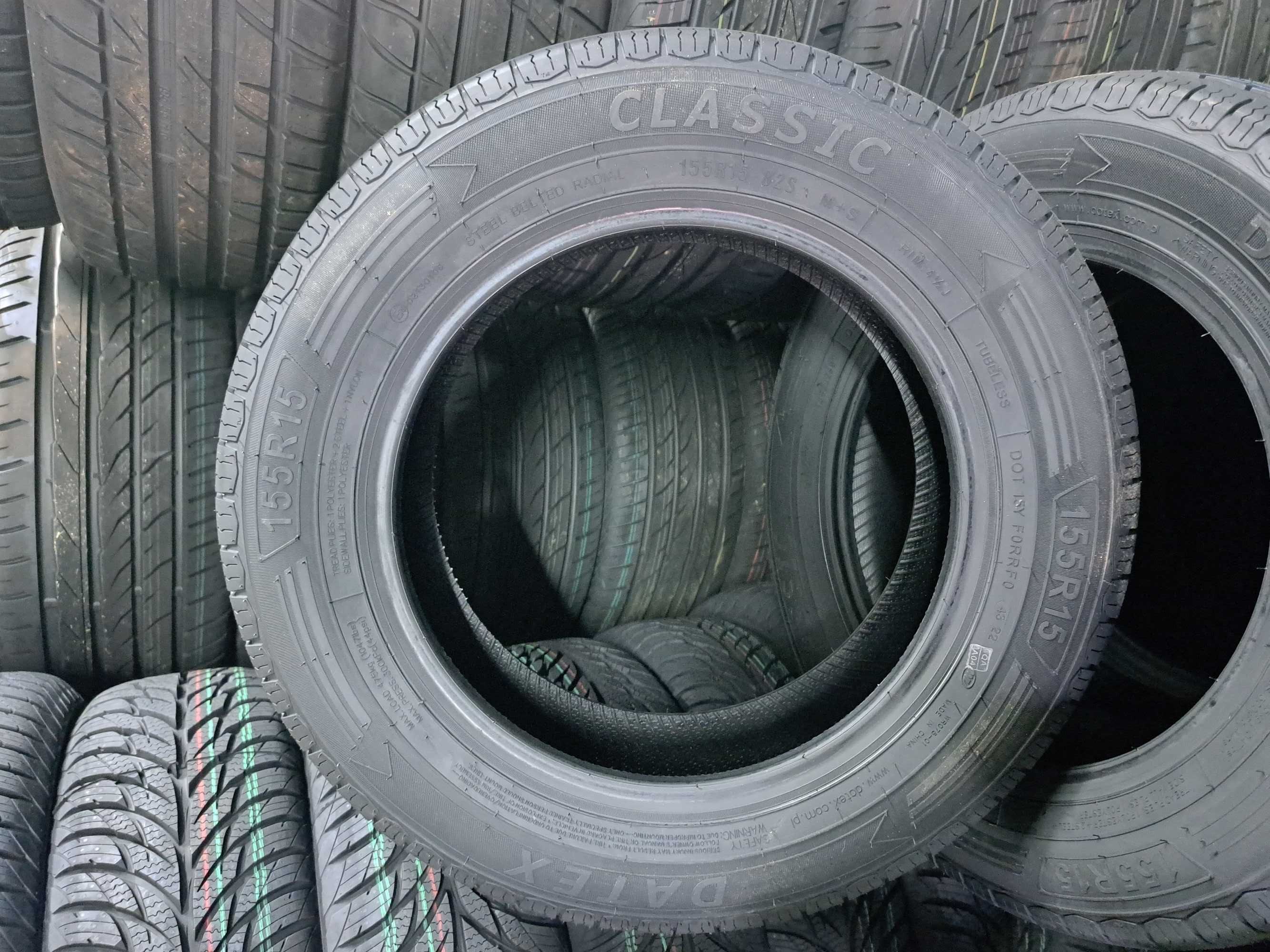 Opona 155/80R15 155R15 82S M+S Datex Classic 560R15 Garbus Syrena