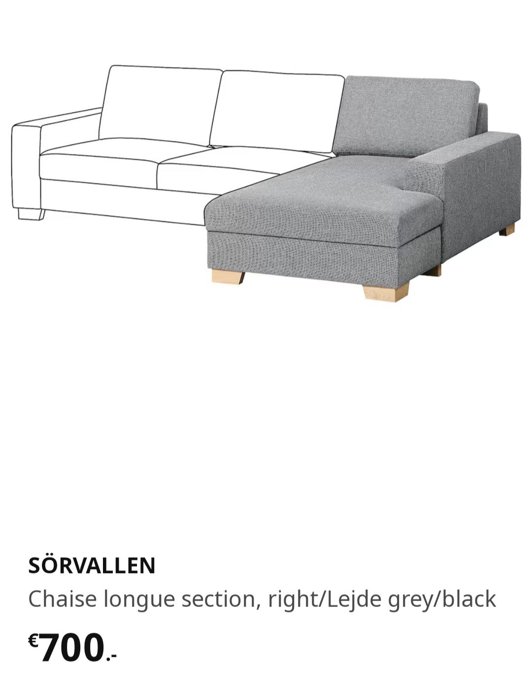 Nowa leżanka SORVALLEN z Ikea miękka i solidna "na lata"