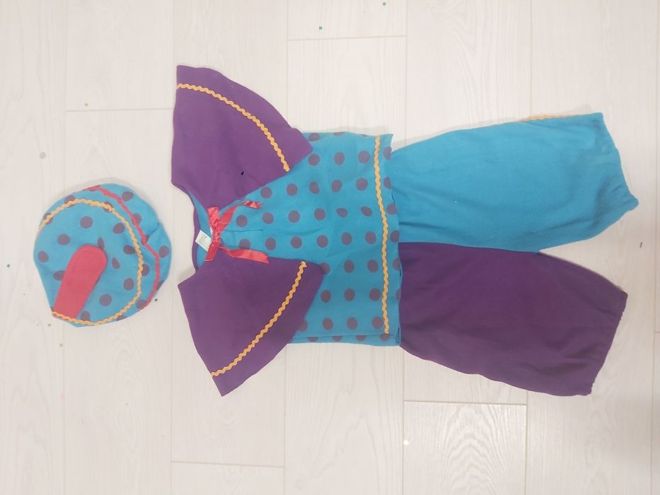 Карнавальный костюм, паж,шут,размер 110-116