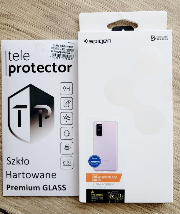 Etui Spigen + szkło do Samsung S20 FE