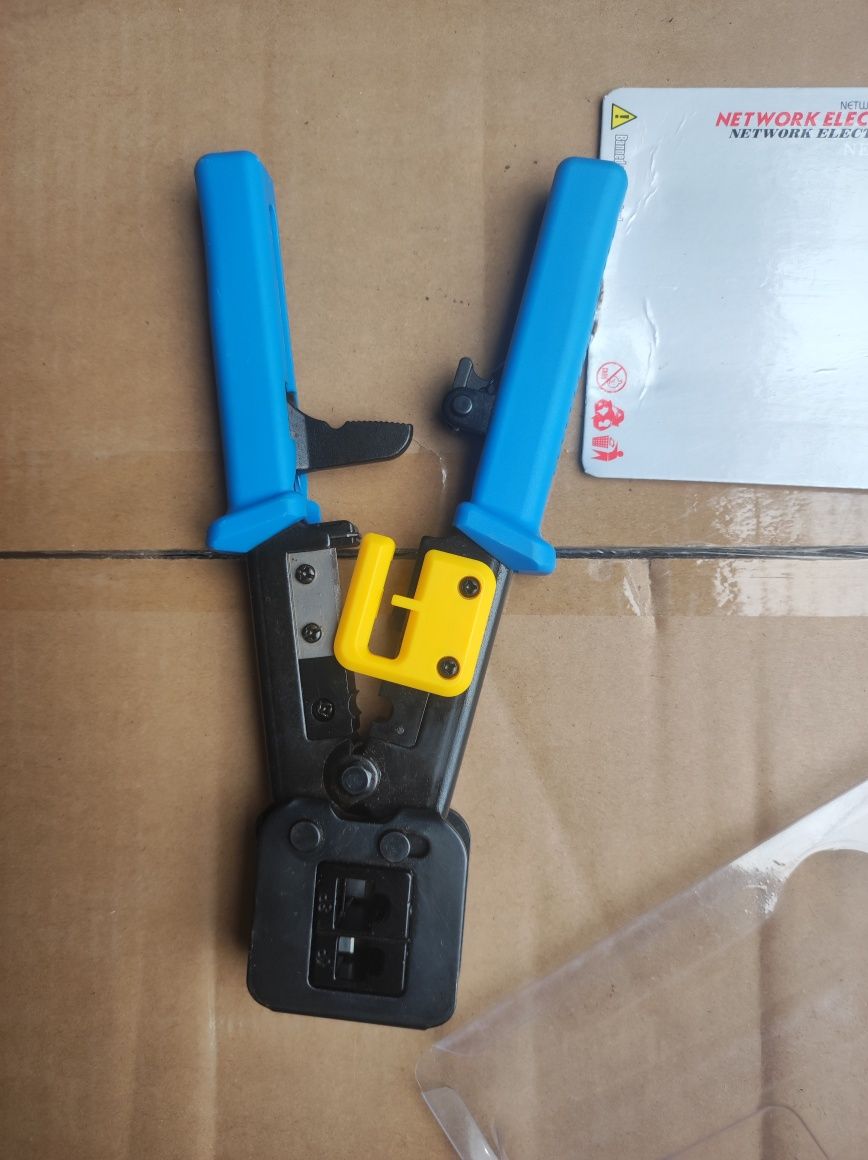 Обжимник обжимной инструмент клещи для обжима витой пары rj45 rj11
