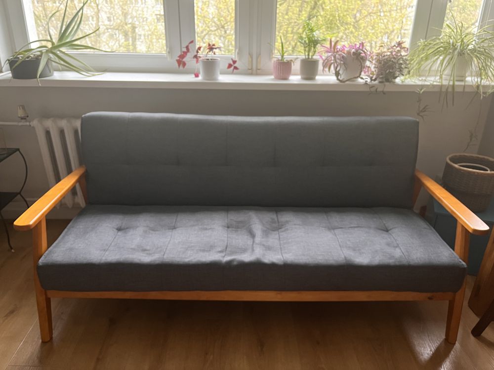 Sofa rozkładana Moistant 190cm ciemnoszara