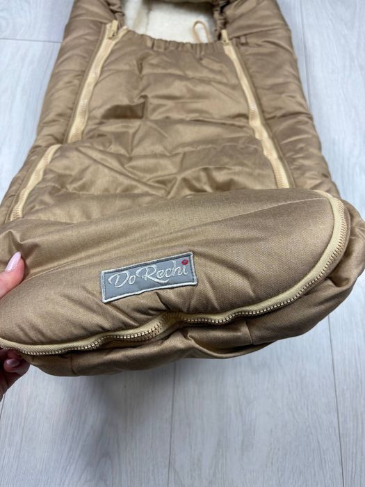 Конверт зимовий дитячий на овчині від народження