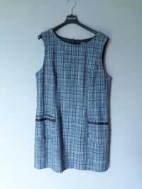 Minimalistyczna szara sukienka tunika Oasis