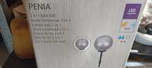 Lampa Blooma Penia 3000 K IP44 srebrna