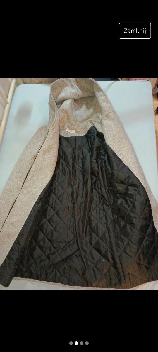 Płaszcz wyprodukowany w Włoszech
