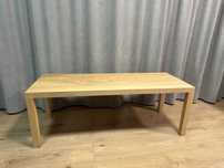 Elegancka jesionowa ŁAWA lite drewno lakier natur matt
