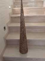 Stożek ozdoba dekoracja cekiny dżety 80 cm home model duka westwing