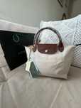 Torebka Longchamp kremowa S