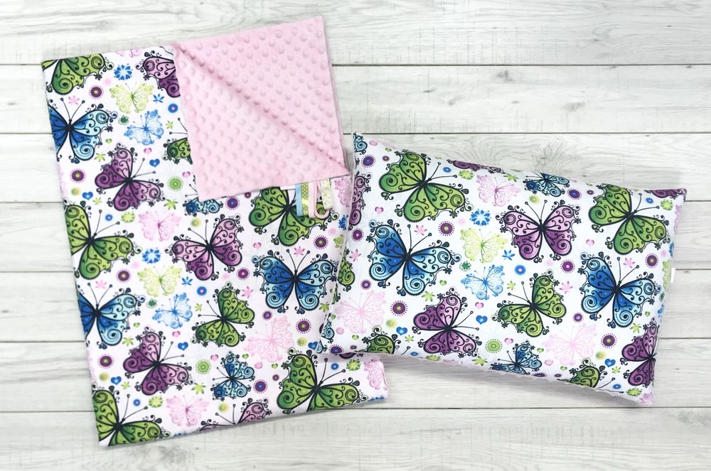 WYPRZEDAŻ Pościel przedszkolaka minky kocyk 100x135