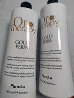 Fanola Oro Therapy Gold Perm био завивка локон для волос биозавивка