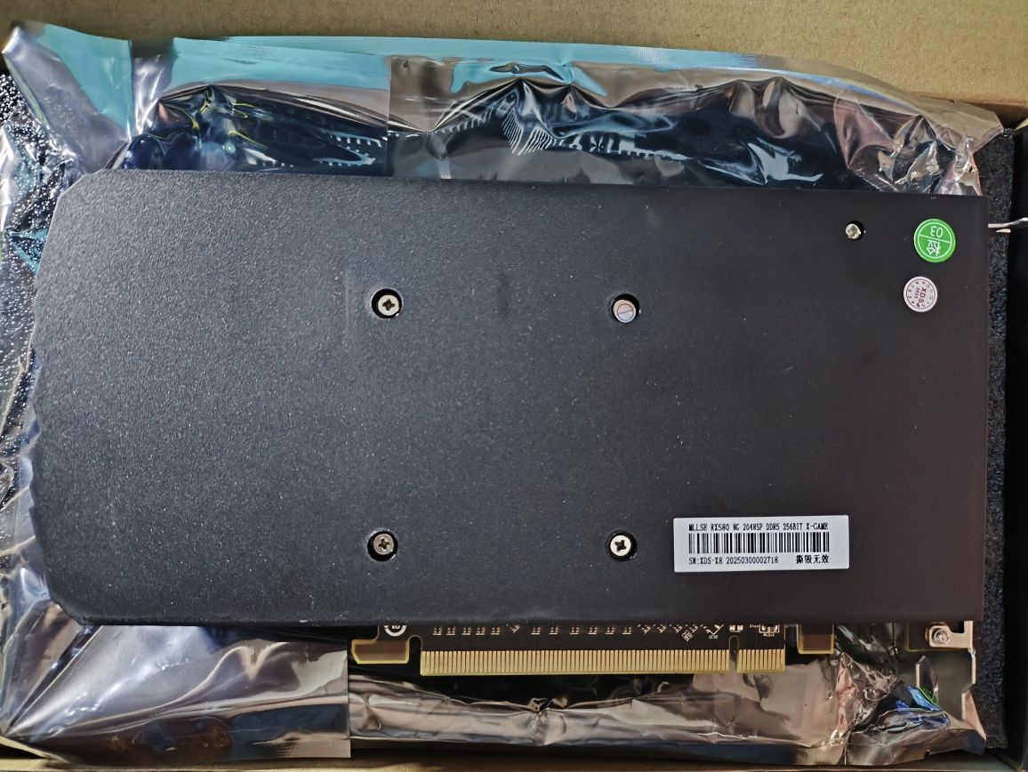 Відеокарта RX 580 8GB MLLSE неробоча