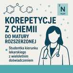 KOREPETYCJE CHEMIA MATURA 2025/2026 2 wolne miejsca