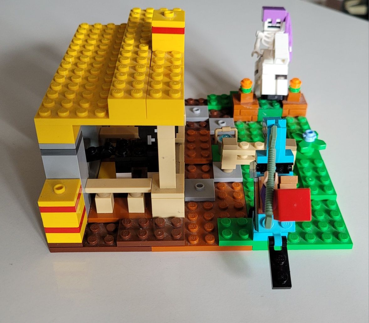 8+ lego minecraft 21171 stajnia