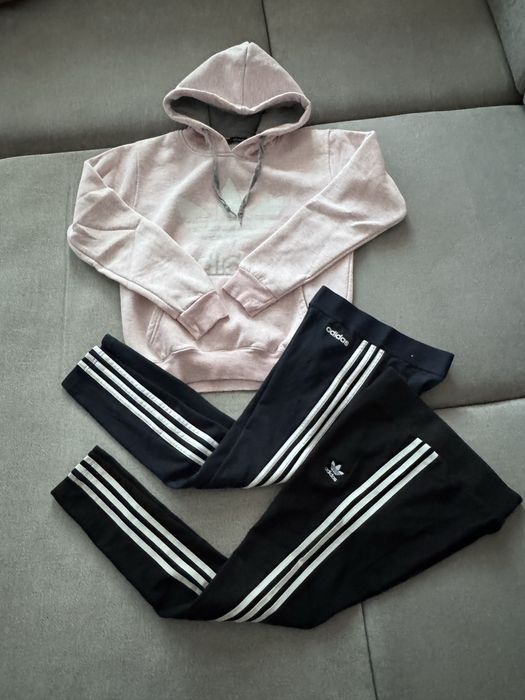 Dres adidas roz. XS bluza i legginsy