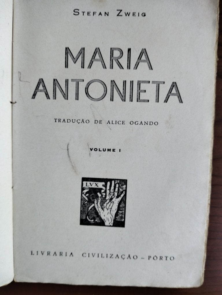 Livro Maria Antonieta - Stefan Sweig