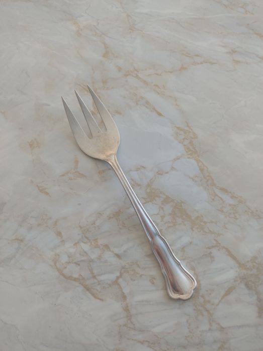 Posrebrzany Widelec do sardynek Martin 90