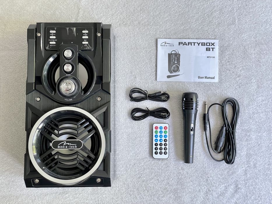 PARTYBOX Media-Tech karaoke Bluetooth MP3 FM 800W