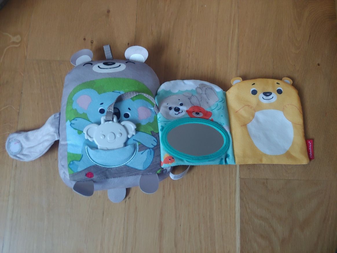 Fisher Price Miękka Książeczka aktywizująca miś 3m+