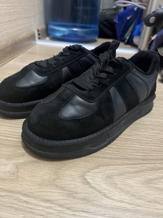 Теплі зимові кеди, кросівки, чорні, з мехом 39 розмір, 25 устілка