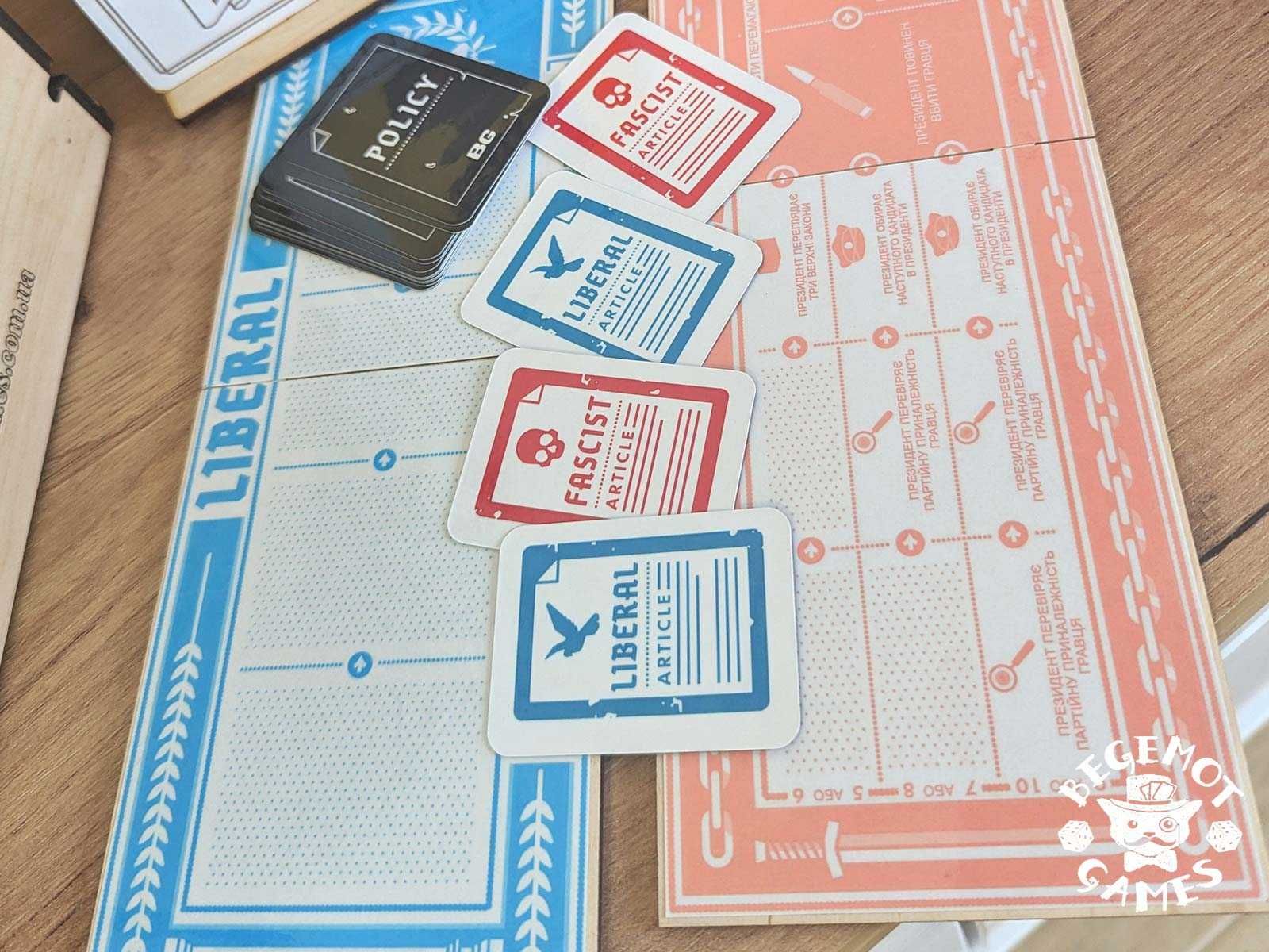 Гра Секретний Гітлер | Тайный Гитлер | Secret Hitler (ламінація)