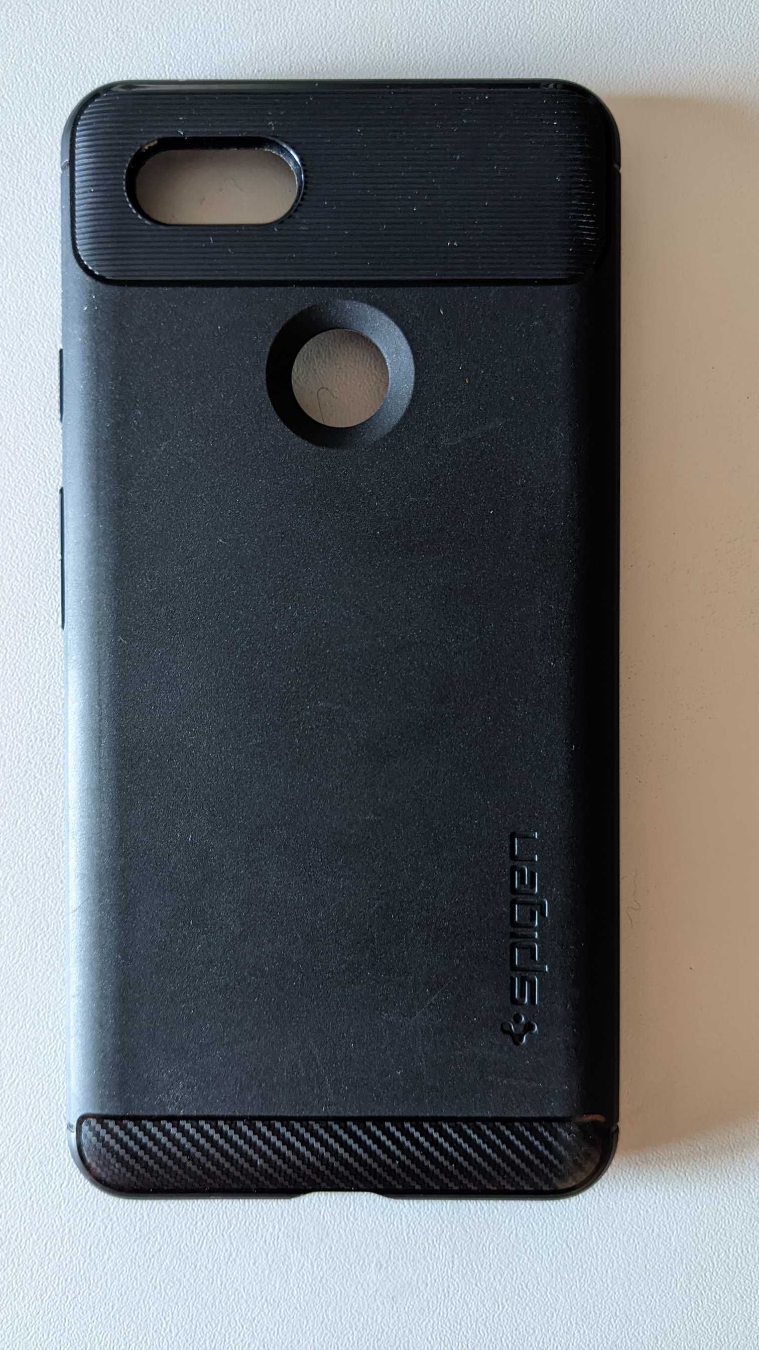 Capa Spigen para Google Pixel 3 XL + proteção ecrã vidro temperado H9